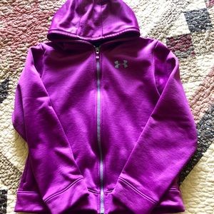 Girls UnderArmour Zip Up Hoodie